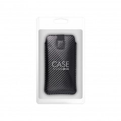 Samsung Galaxy A31 Univerzálne puzdro Pocket Carbon Carbon pattern  Black 