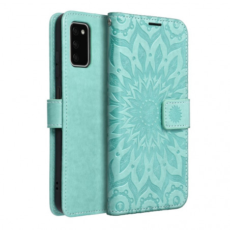 Samsung Galaxy A03 Wallet Cases MEZZO Book Mandala  Green