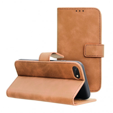 Apple iPhone 8 Wallet Cases TENDER Book Brown 