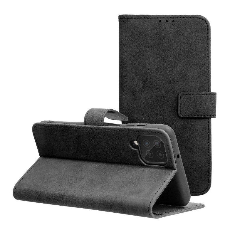 Samsung Galaxy A12 Wallet Cases TENDER Book Black 