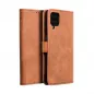 Samsung Galaxy A12 Wallet Cases TENDER Book Brown 