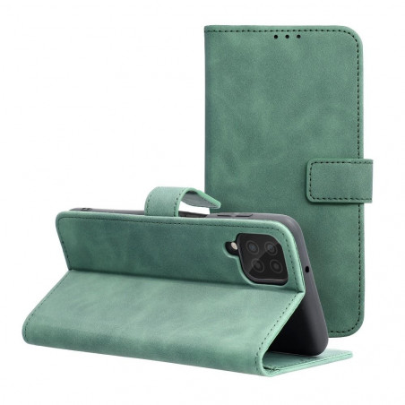 Samsung Galaxy A12 Wallet Cases TENDER Book Green 