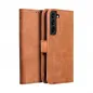 Samsung Galaxy S22 Wallet Cases TENDER Book Brown 