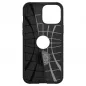 Apple iPhone 13 Pro Case Spigen Rugged Armor Carbon Fibre, Elegant  Matte black 