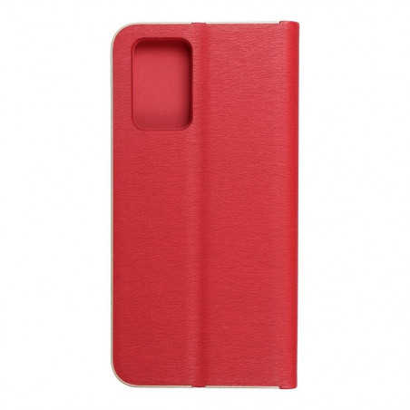 XIAOMI Redmi 10 Wallet Cases LUNA Book Gold Elegant  Red