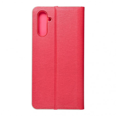 Samsung Galaxy A13 LTE Wallet Cases LUNA Book Gold Elegant  Red 