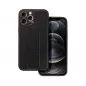 Apple iPhone 12 Pro Max Case LEATHER Case Kickstand Black 