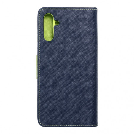 Samsung Galaxy A13 5G Wallet Cases Fancy Book Navy / Lime 