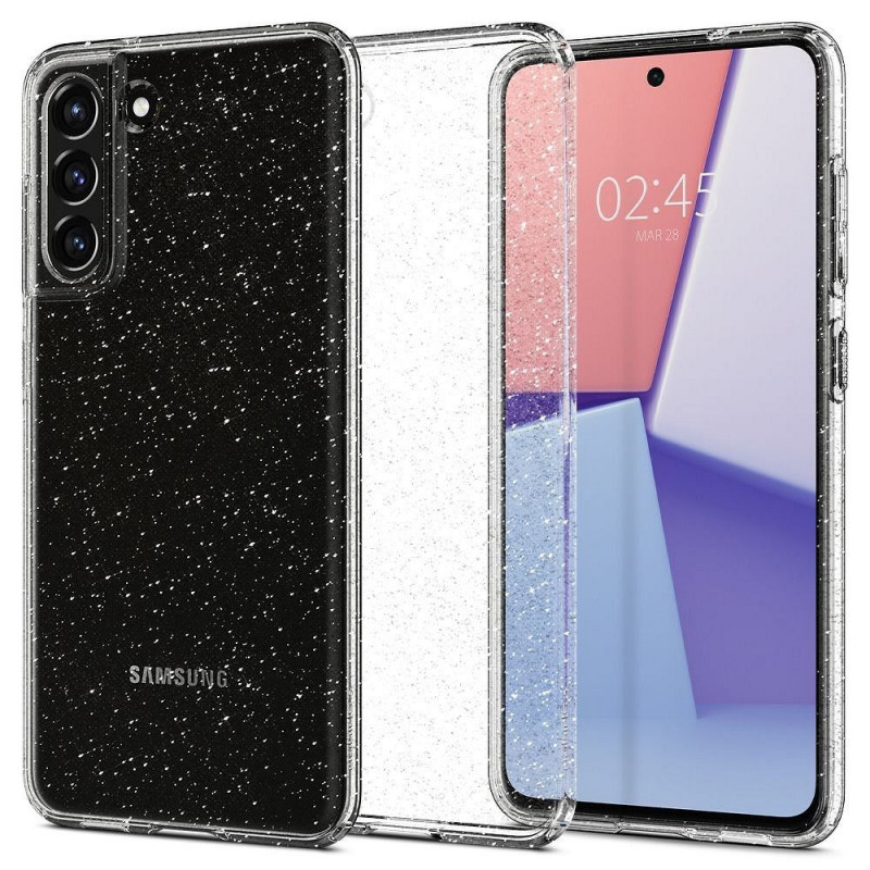 Samsung Galaxy S21 FE 5G Case Spigen Liquid Crystal Crystal clear  Glitter crystal 