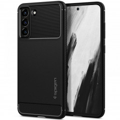 Samsung Galaxy S21 FE 5G Case Spigen Rugged Armor Carbon Fibre, Elegant  Matte black