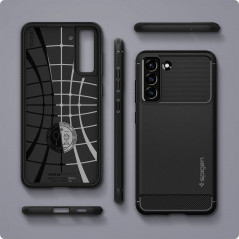 Samsung Galaxy S21 FE 5G Case Spigen Armor Carbon Fibre, Elegant  Black