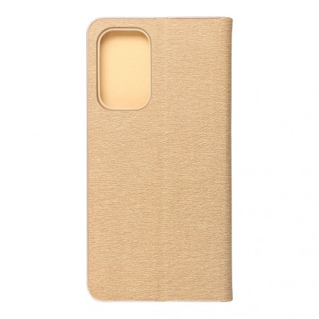 Samsung Galaxy A33 Wallet Cases LUNA Book Gold Elegant  Gold