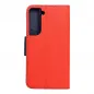 Samsung Galaxy S22 Wallet Cases Fancy Book Red / Navy 