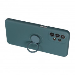 Samsung Galaxy A12 Case Silicone ring Green 