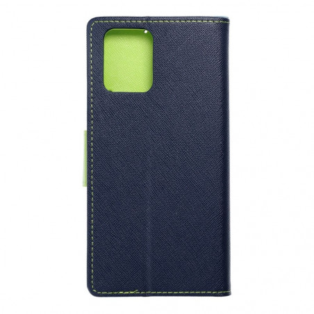 realme 8i Wallet Cases Fancy Book Navy / Lime 