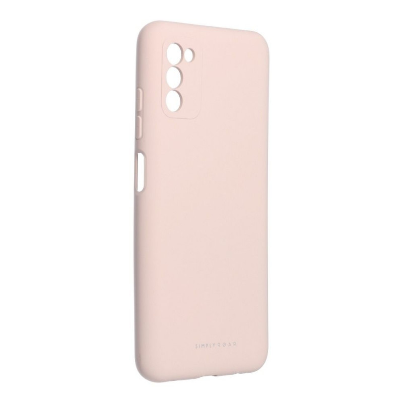 Samsung Galaxy A03s Case Roar Space Monochrome, Elegant  Pink 