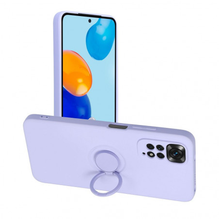 XIAOMI Redmi Note 11 Case Silicone ring Violet