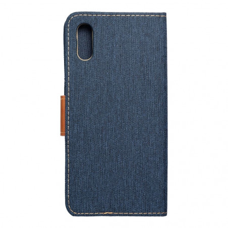 XIAOMI Redmi 9A Wallet Cases CANVAS Book Navy blue