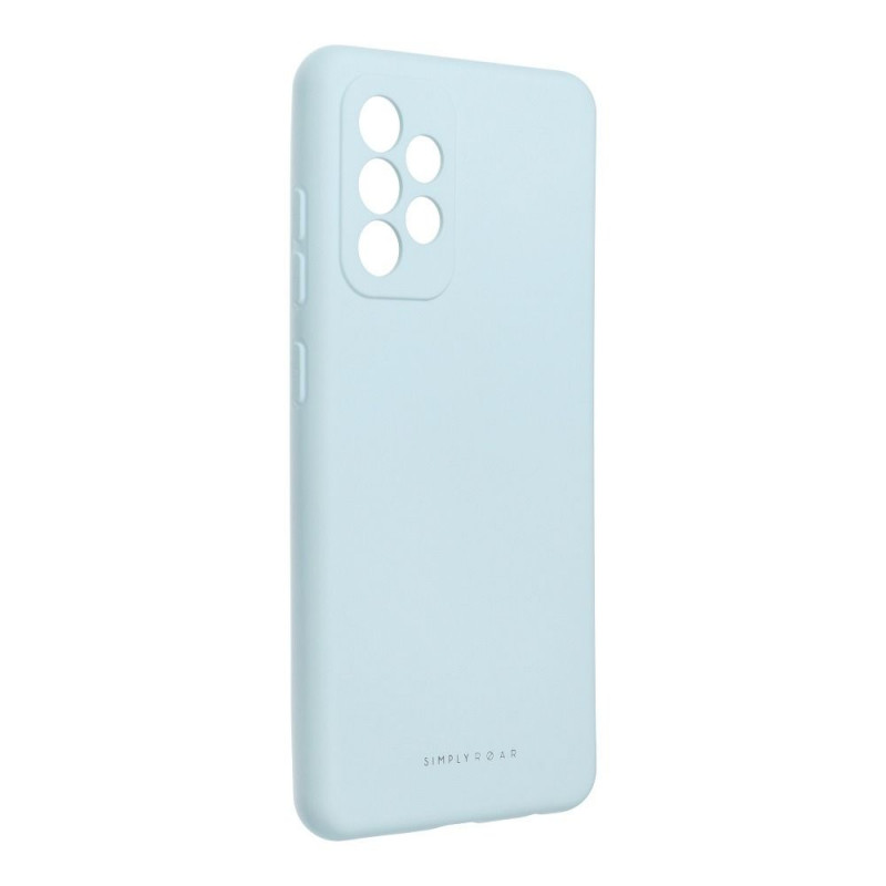 Samsung Galaxy A52 5G Case Roar Space Monochrome, Elegant  Sky Blue 