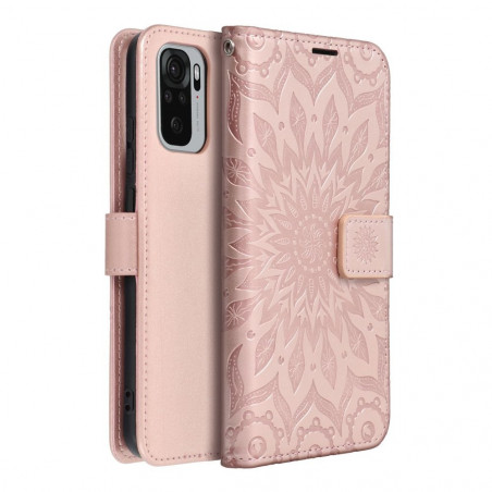 XIAOMI Redmi 10 Wallet Cases MEZZO Book Mandala  Rose gold