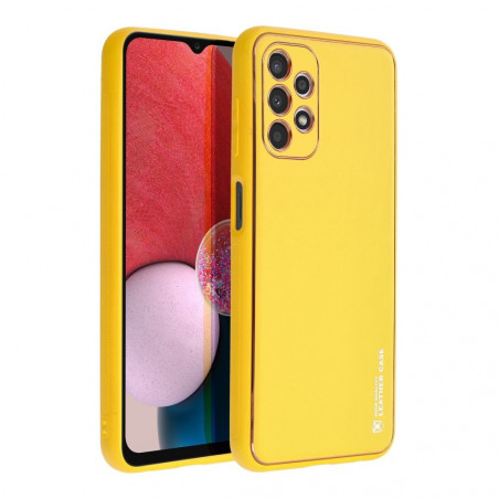 Samsung Galaxy A13 LTE Case Leather Yellow