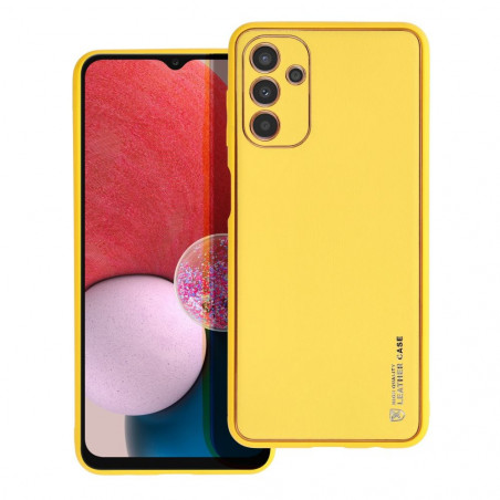 Samsung Galaxy A13 LTE Case Leather Yellow