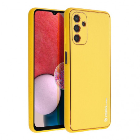 Samsung Galaxy A13 LTE Case Leather Yellow