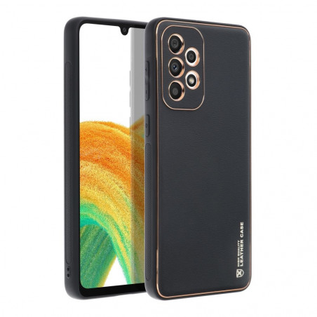 Samsung Galaxy A33 Case Leather Black