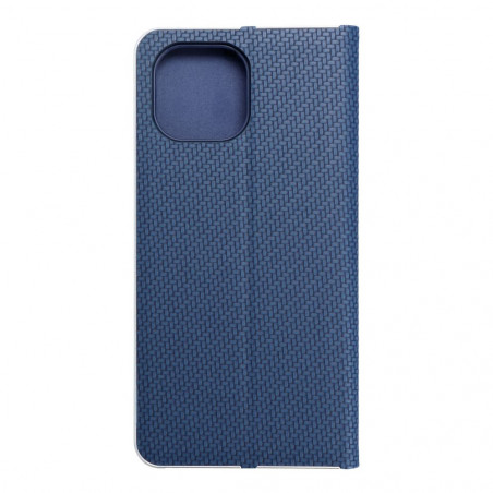 XIAOMI Mi 11 Lite Wallet Cases LUNA Book Carbon Carbon Fibre, Elegant  Blue 