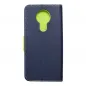 Nokia 3.4 Wallet Cases Fancy Book Navy / Lime 