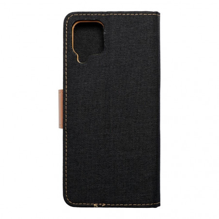 Samsung Galaxy A12 Wallet Cases CANVAS Book Black