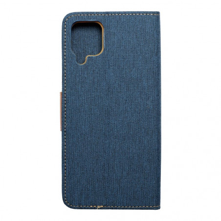 Samsung Galaxy A12 Wallet Cases CANVAS Book Navy blue