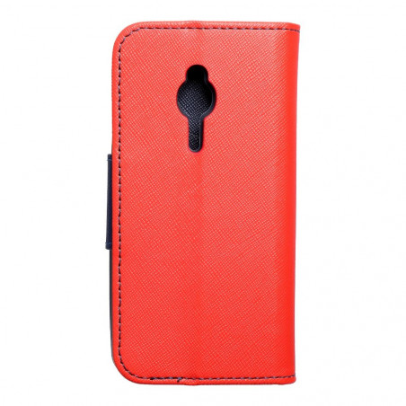 Nokia 230 Wallet Cases Fancy Book Red / Navy 