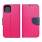 Apple iPhone SE 2022 5G Wallet Cases Fancy Book Pink / Navy 