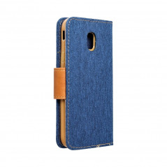 Apple iPhone 6 6S Wallet Cases CANVAS Book Navy blue 