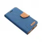 Apple iPhone 6 6S Wallet Cases CANVAS Book Navy blue 