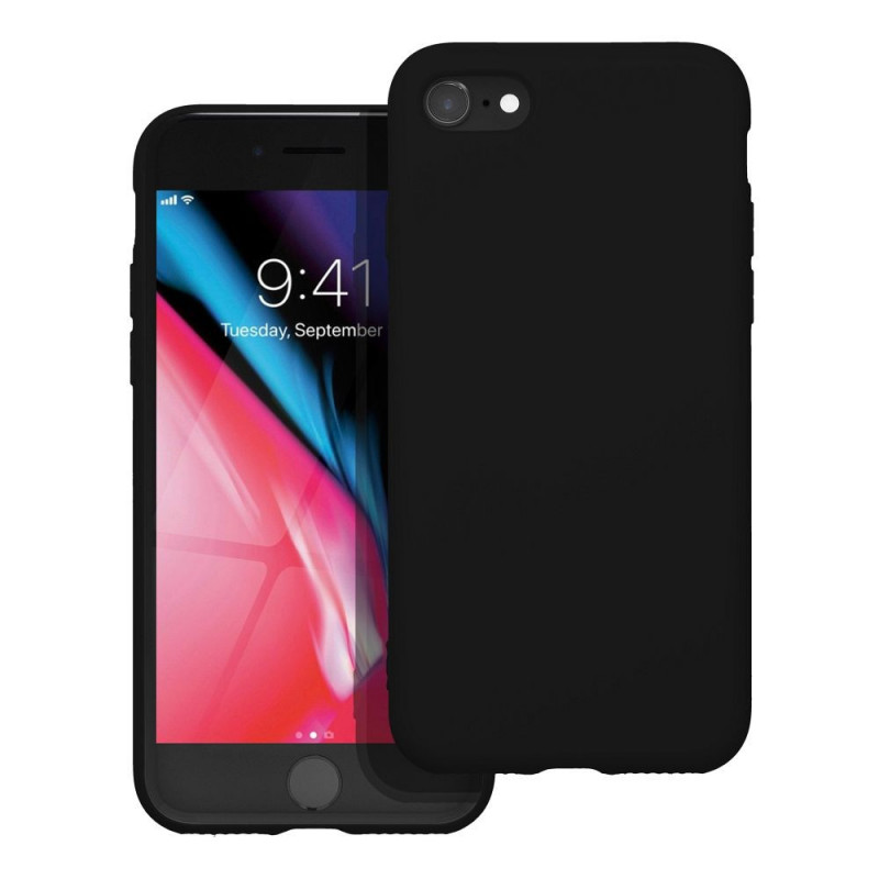 Apple iPhone 8 Case Silicone Elegant  Black 