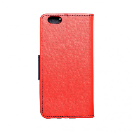 Apple iPhone 6 6S Wallet Cases Fancy Book Red / Navy 