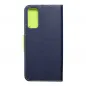 Samsung Galaxy S20 FE 5G Wallet Cases Fancy Book Navy / Lime 