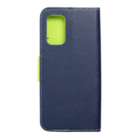 XIAOMI Redmi 9T Wallet Cases Fancy Book Navy / Lime 