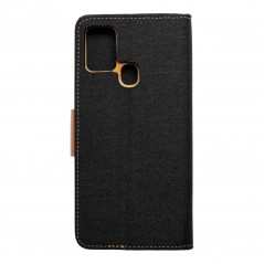 Samsung Galaxy A21s Wallet Cases CANVAS Book Black 