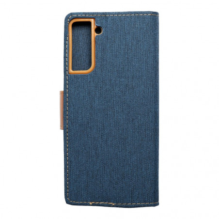 Samsung Galaxy S21 Plus 5G Wallet Cases CANVAS Book Navy blue