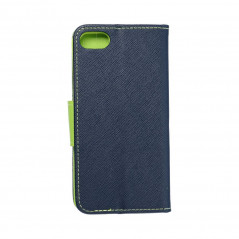 Apple iPhone 7 Wallet Cases Fancy Book Navy / Lime