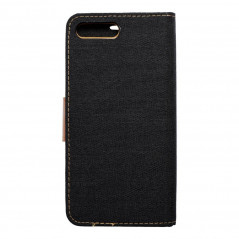 Apple iPhone 7 Wallet Cases CANVAS Book Black