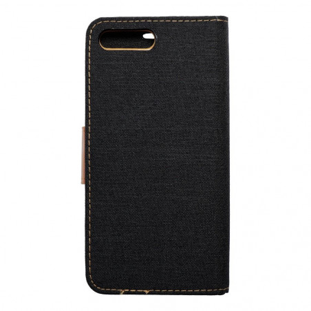 Apple iPhone 7 Wallet Cases CANVAS Book Black