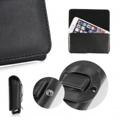 Apple iPhone 6 6S Univerzálne puzdro, Horizontal holsters Chic VIP Elegant  Black 