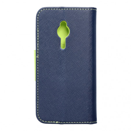 Nokia 230 Wallet Cases Fancy Book Navy / Lime 