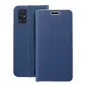 Samsung Galaxy A51 LTE Wallet Cases LUNA Book Carbon Carbon Fibre, Elegant  Blue 