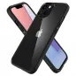 Apple iPhone 13 Case Spigen Ultra Hybrid Crystal clear  Matte black 