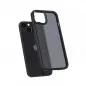 Apple iPhone 13 Case Spigen Ultra Hybrid Crystal clear  Matte frost black 